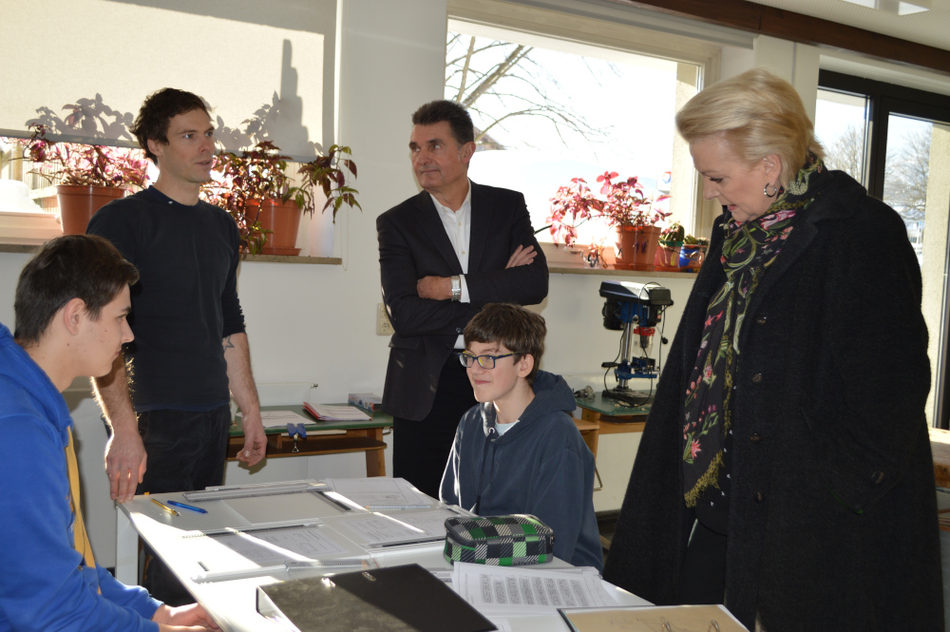 Rosenheimer OB Frau Gabriele Bauer zu Besuch